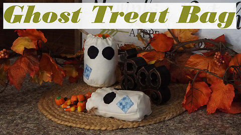 Sewing a Rustic Ghost Treat Bag: Step by Step