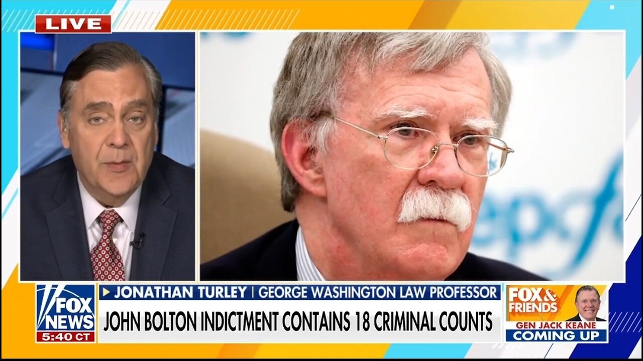 Jonathan Turley: John Bolton Evidence Is DAMNING