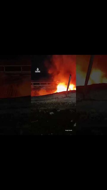 Video shows aftermath of explosions in Venezuela