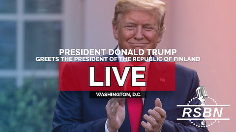 LIVE REPLAY: President Trump Greets the President of the Republic of Finland - 10/9/25