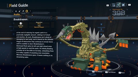 breakdramon all digivolution/de-digivolution/profile Digimon Story Time Stranger