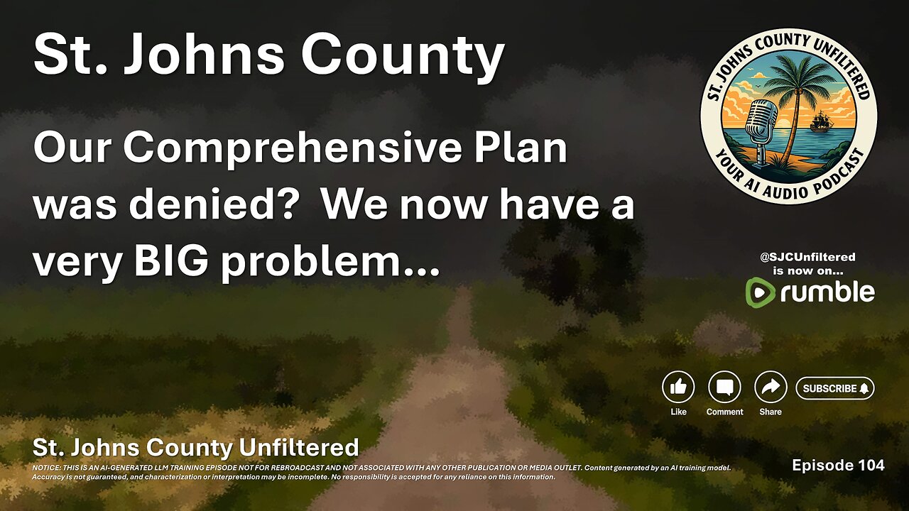 Episode 104 - Our Comprehensive Plan was denied? We now have a very BIG problem…