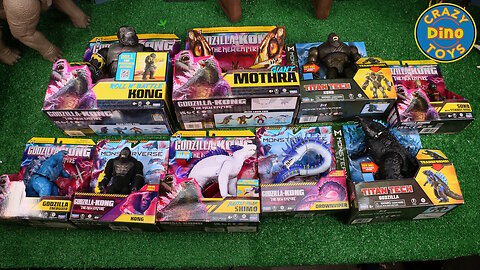 10 New Godzilla x Kong New Empire Toys Oct 2025 Unbox King Kong Toys Skull Island Amazing Dinosaurs