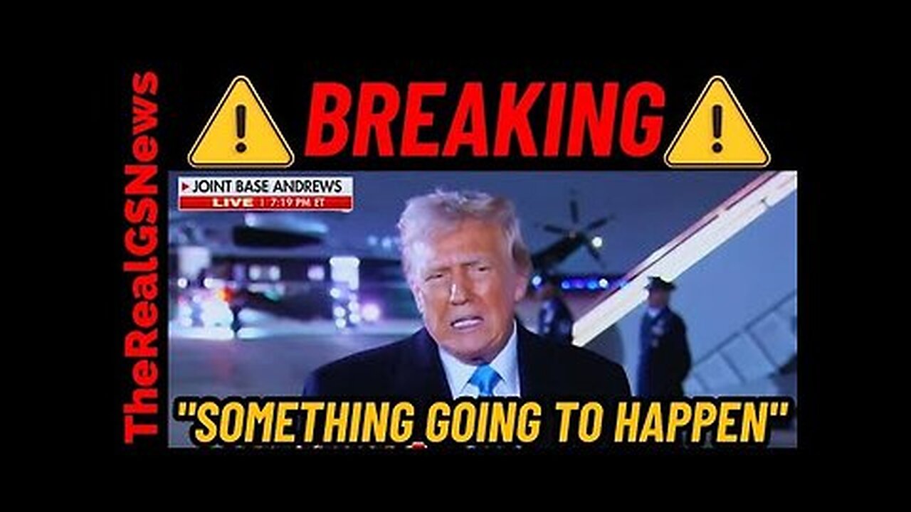 'SOMETHING GOING TO HAPPEN' Trump Sounds The ALARM - Cha-s HITS Multiple Cities