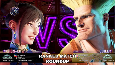 Kuya Kalbo SF6 Ranked Roundup. Chun Li Master Rank [Hori Fight Stick]
