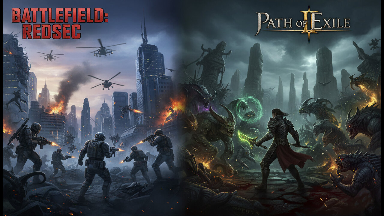 Playing Battlefield Redsec & Path of Exile 2 with the boys!