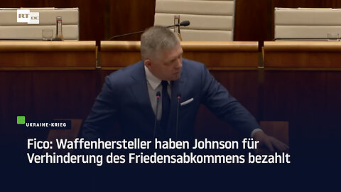 Fico: Russen gehen nur auf die Knie, wenn sie ihre Schnürsenkel zubinden