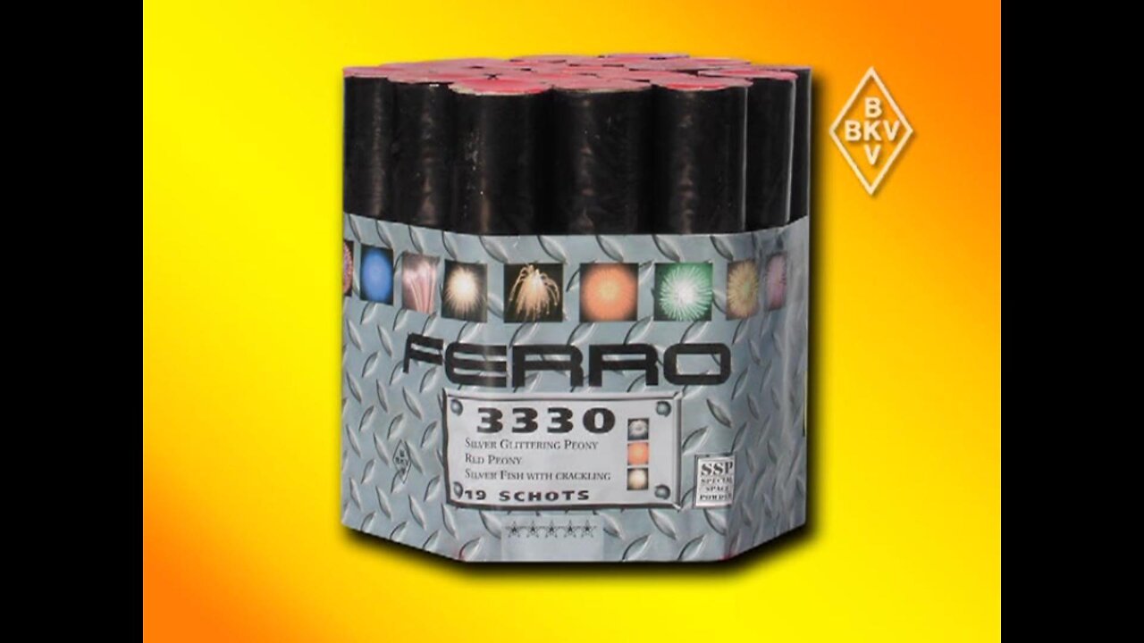 BKV - Ferro - 3330 - 19 Schots Vuurwerk Cake