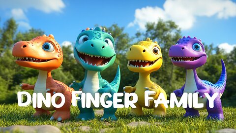 Nursery Rhymes for Kids | Dino Finger Family |