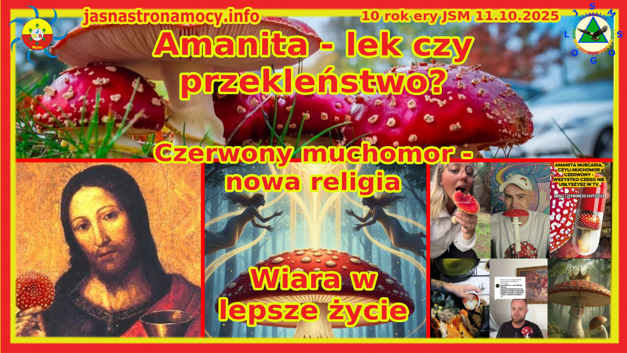 Amanita - lek czy przekleństwo 🍄 Czerwony muchomor - nowa religia Wiara w lepsze życie
