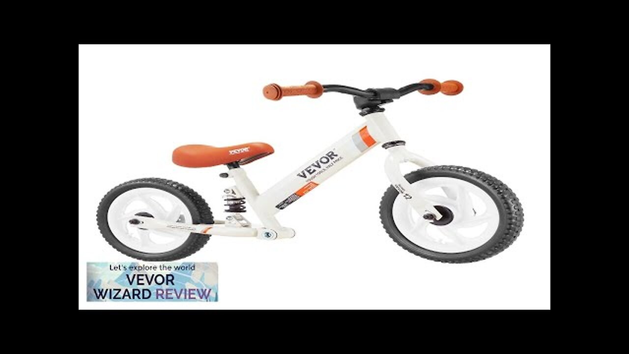 VEVOR Toddler Balance Bike 12" Carbon Steel Kids Bike with Adjustable Seat Review