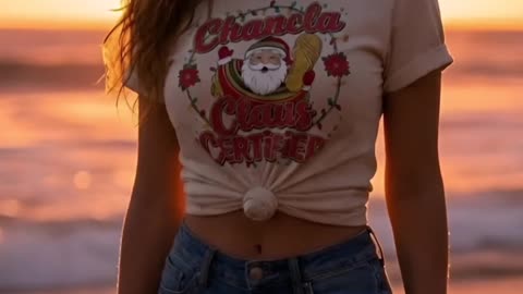 Who said Christmas can't be spicy? Chancla Claus is back and certified! #holidaystyle #funnyfashion
