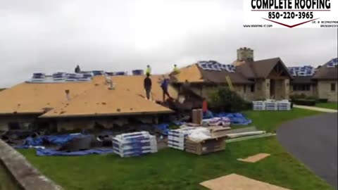 New shingle installation in Pensacola