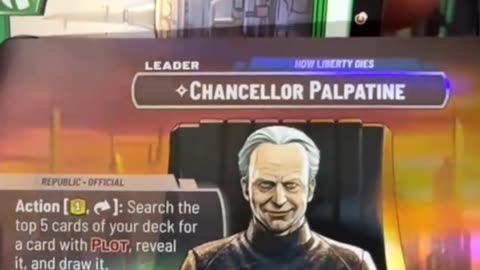 Could this be one of the showcase chase cards of the set | Star Wars Secrets of Power Booster Box