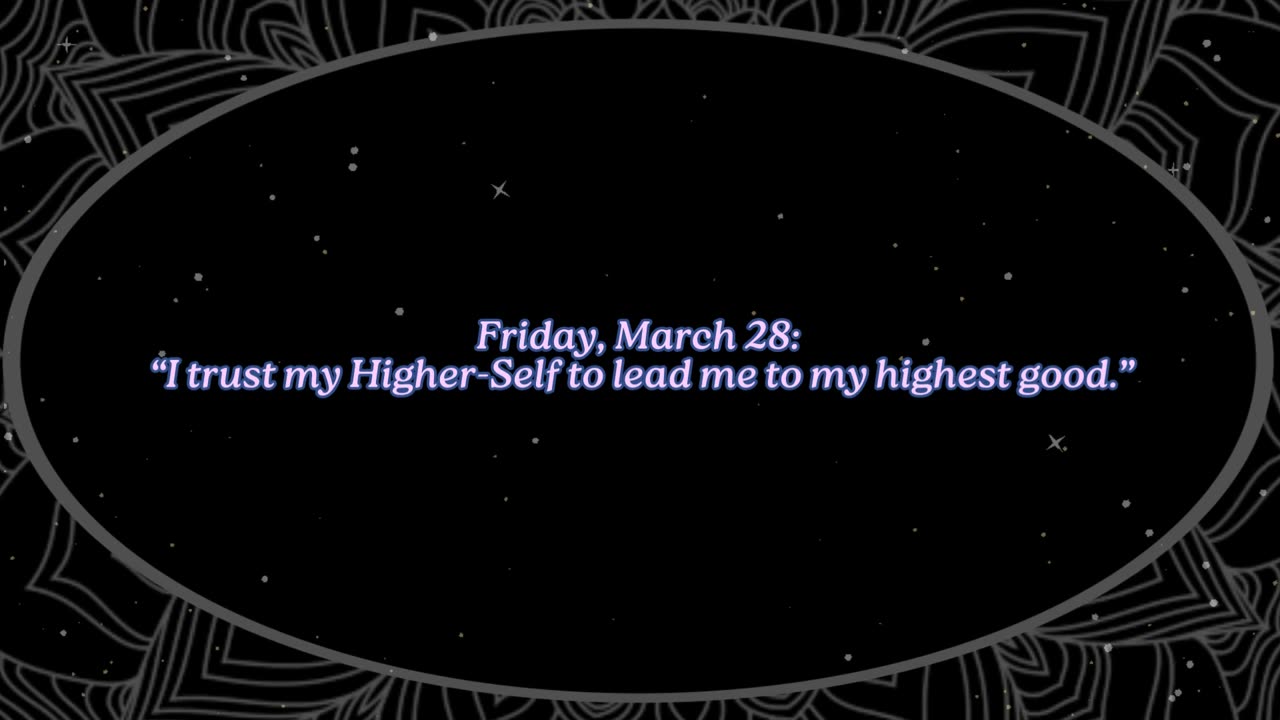 I Trust! ~ March 28, 2025 ~ Numerology Energy @ a Glance