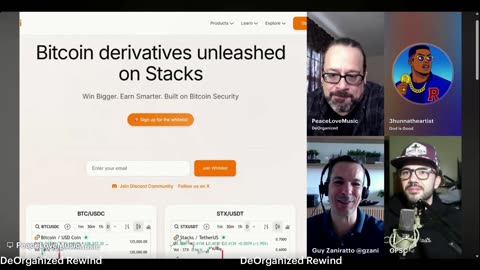 DeOrganized LIVE+ ⚡ Bitcoin + Stacks TV | Daily News • Builders • Games 11-5