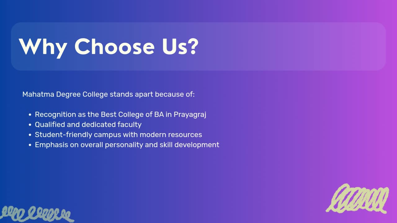 Best College of BA in Prayagraj