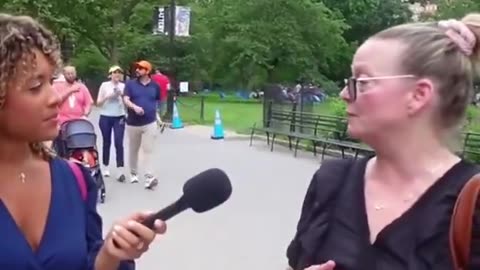 Liberal angry black woman voted for President Donald Trump, sorry for her