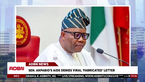 L'assistant du sénateur Akpabio dément la falsification de la lettre devenue virale