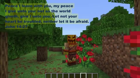 Minecraft Bible Verse John 14:27