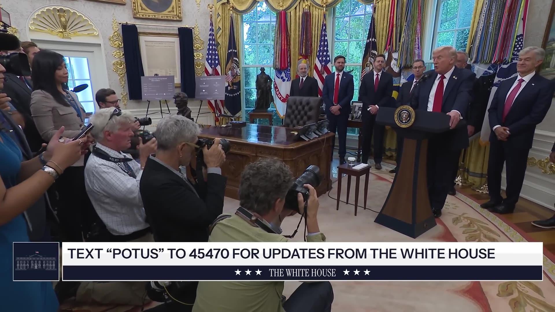 President Trump Delivers an Announcement, Sep. 30, 2025