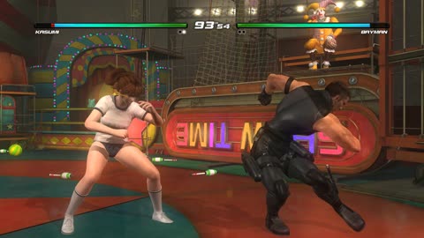 Dead or Alive 5 Last Round: Kasumi (costume 15) vs Bayman - 4K