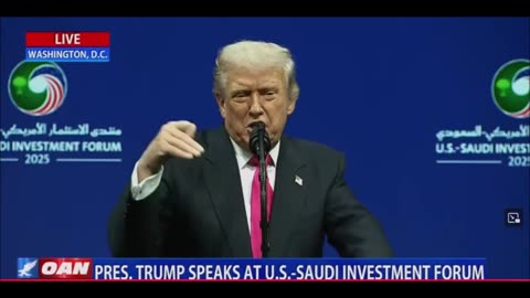 LIVE: Pres.Trump Speaks at U.S.-Saudi Investment Forum