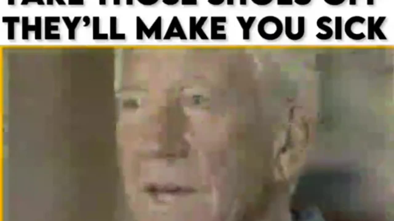 TAKE THOSE SHOES OFF THEYLL MAKE YOU SICK