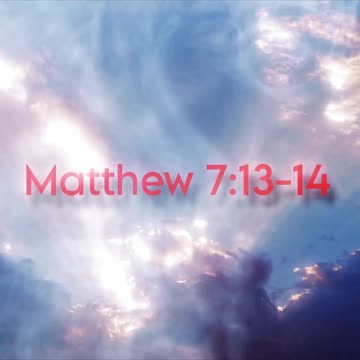 Matthew 7:13 -14 #scripture #bible #verse #verseoftheday #inspiration #shorts
