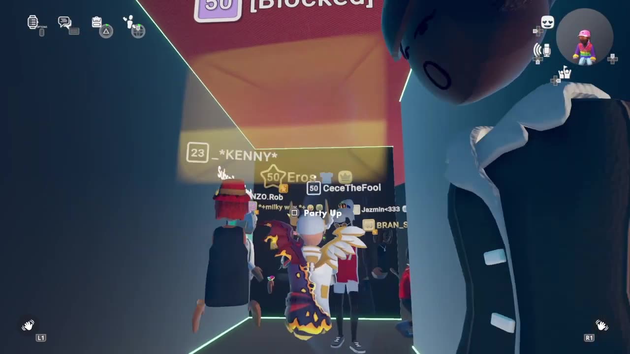 BLOCKING THE HALLWAY