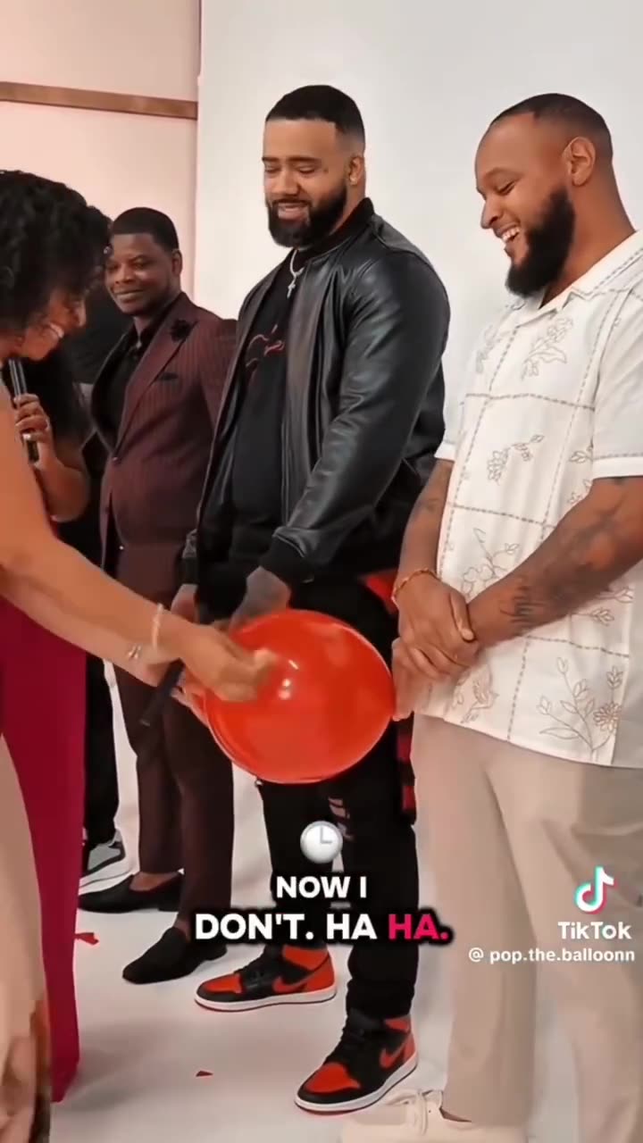 Ive never in my life seen someone get popped on the balloon show