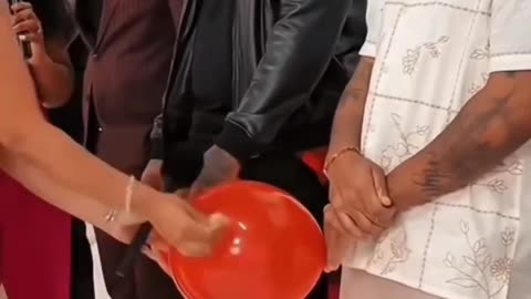 I've never in my life seen someone get popped on the balloon show