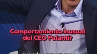 CEO de Palantir genera sospechas por comportamiento extraño