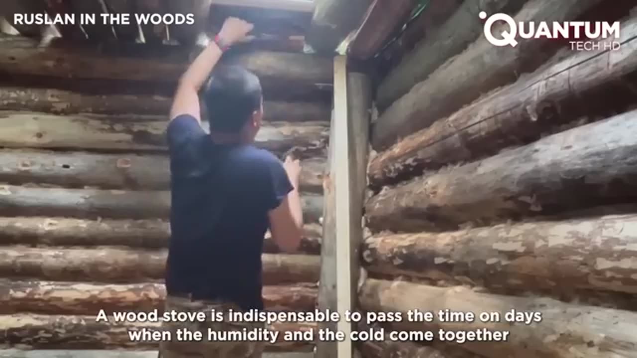 Man Builds Secret Underground Cabin in the Forest | Start to Finish by @RuslaninTheWoods