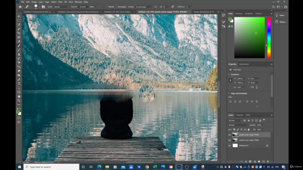 Adobe Photoshop CC-Basic Photoshop training-023 Advanced Picture modification Part 2