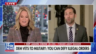 Fox News’ Martha MacCallum Grills Democrat Rep Jason Crow Over Video Telling Military To Defy Trump