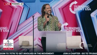 WATCH: Russell Brand Speech at TPUSA's AmericaFest Conference Day One - 12/18/25