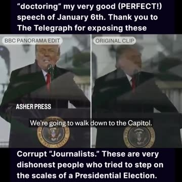 BBC doctored Trump speech, internal report reveals! 11/9/2025