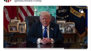 President Trump's message about Gaza peace deal