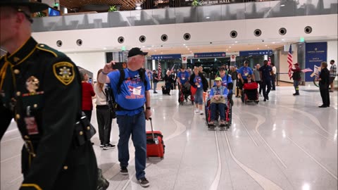 Ride Along with Q #388 - SW Oregon Honor Flight Return to PDX - Photos by Q Madp