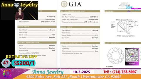 Anna Jewelry 10-3-2025 |10% OFF|Nu Trang Cao Cap Phuoc Loc Tho-Hot Xoan GIA #annajewelry#welivecali