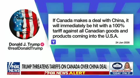 President Trump has PROMPTED Canada to DUMP any China trade deal