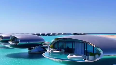 Luxurious Futuristic Resort in the Red Sea