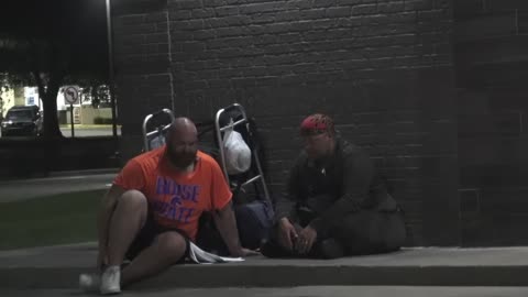 Homeless Pred Just Gives Up On Everything When Caught (Fayetteville, Arkansas)