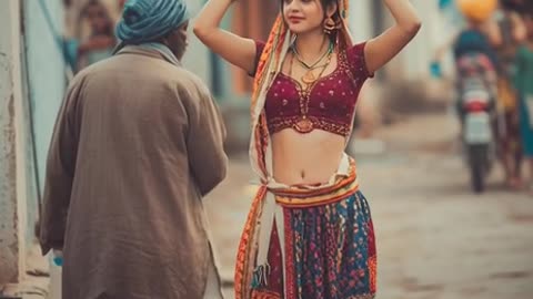 The video is made with AI, it may be artificial.