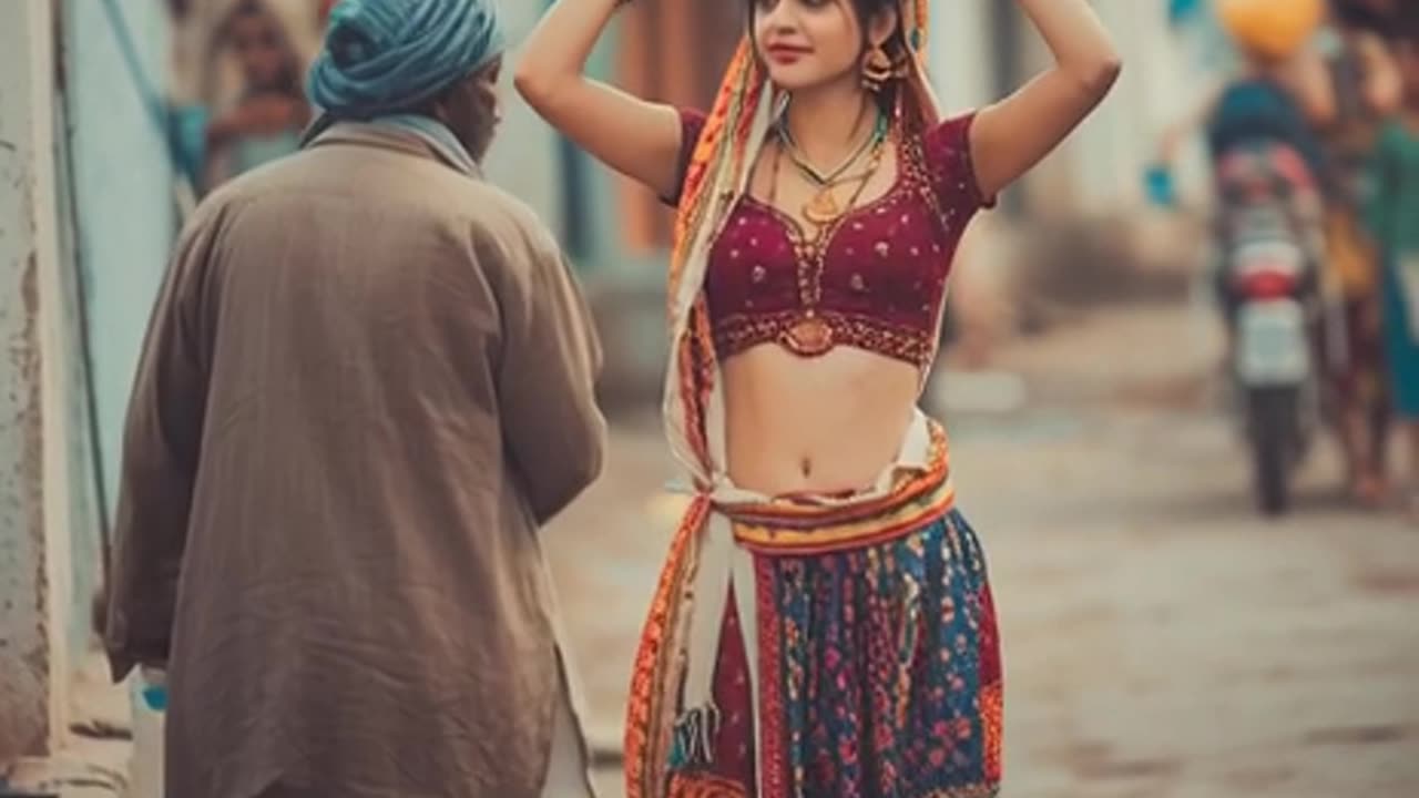 The video is made with AI, it may be artificial.