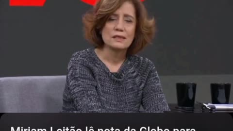 Miriam Leitão lê nota da Globo para responder Bolsonaro sobre a revolução de 1964 e, Ditadura de 2023 por Lula e Alexandre de Moraes