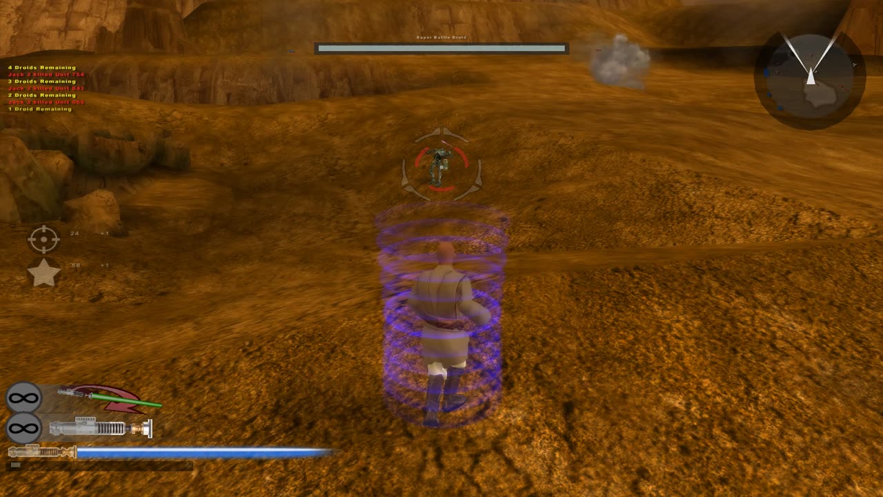 SWBF2 2005 Classic: Campaign Attack of The Clones (Training) Prologue Gameplay