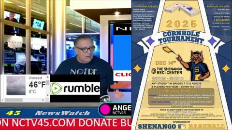 NCTV45 NEWSWATCH MORNING MON NOV 17 2025 WITH ANGELO PERROTTA