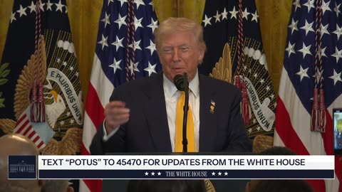 President Trump Participates in a Black History Month Reception